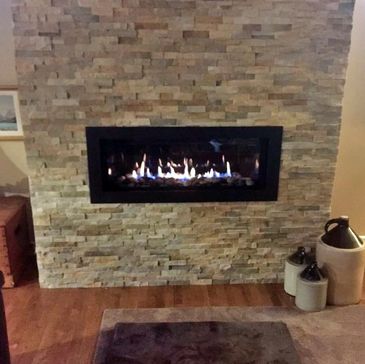 basement fireplace renovation, oshawa, whitby, bowmanville