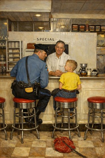 "Norman Rockwell" treatment
