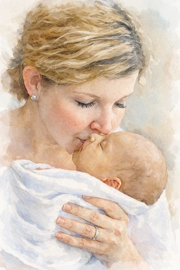 "Watercolor" treatment