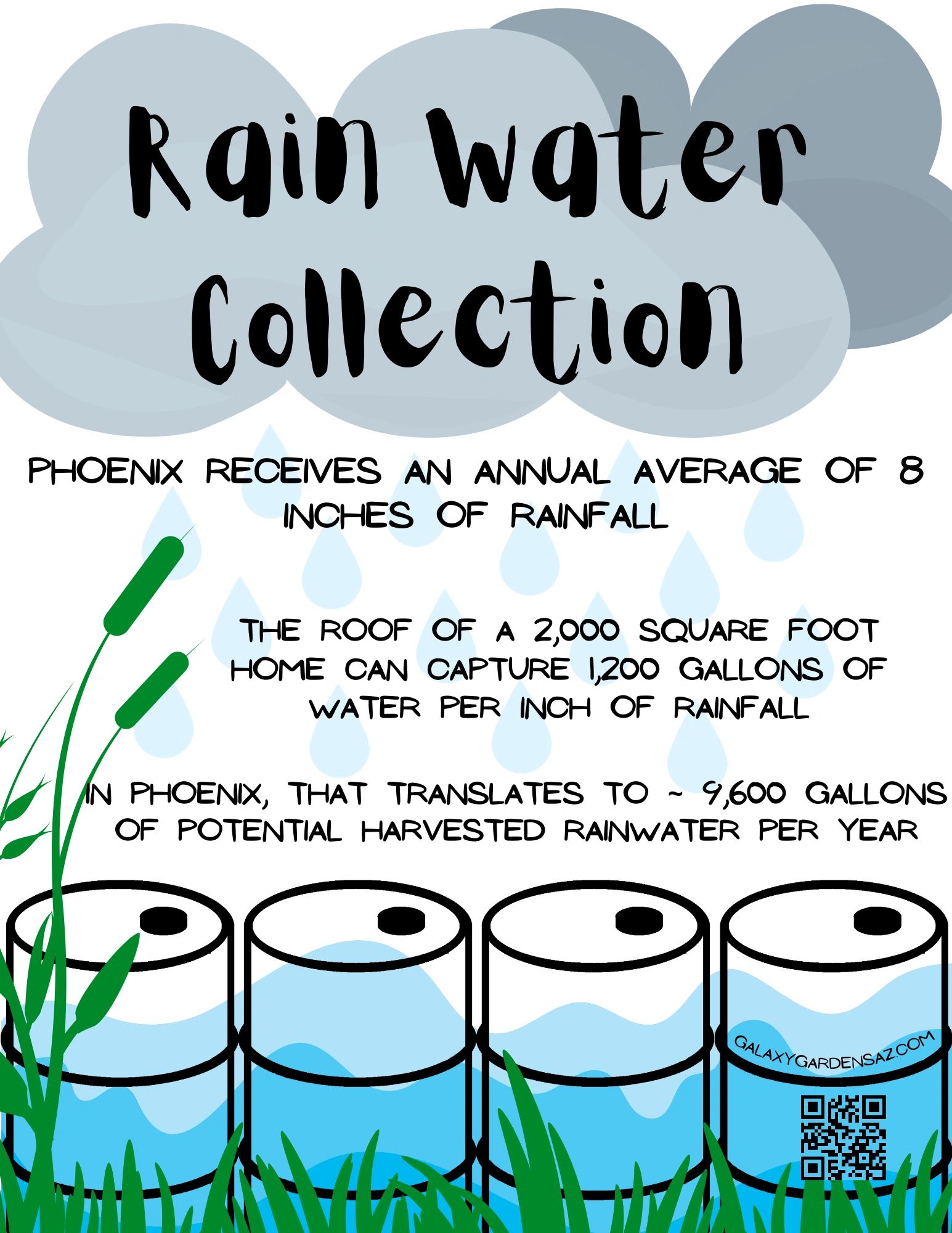 Rain Water Collection Rainwater harvesting Phoenix, galaxy garden gardens