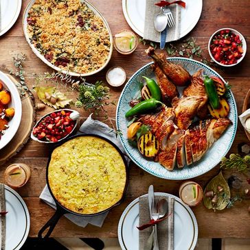 A table filled with different healthy dishes