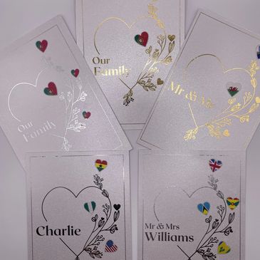 Close picture of a cards