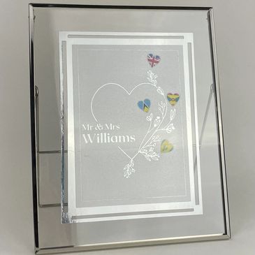 Close picture of a photo frame