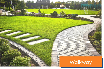 Tampa pavers walkway creating clean, safe access around your property.