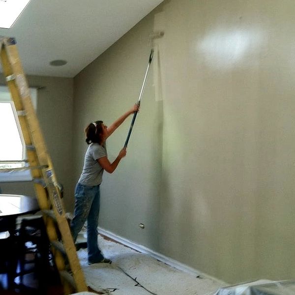 House painting. 