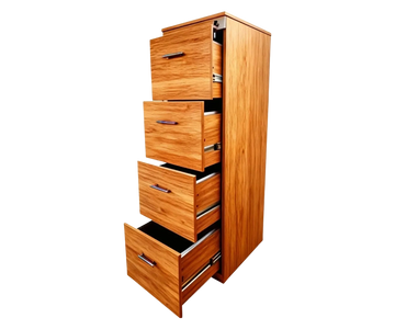 Archivo vertical de melamina de 4 Gavetas 