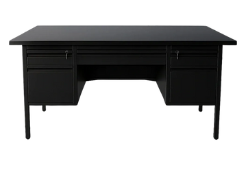 Escritorio secretarial con 3 gavetas lapiceras y 2 gavetas de archivo con tablero de melamina