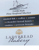Little Fish, Fine Seafood Market
723 S 2nd St, Coos Bay, OR 97420

with Ladybread Bakery
