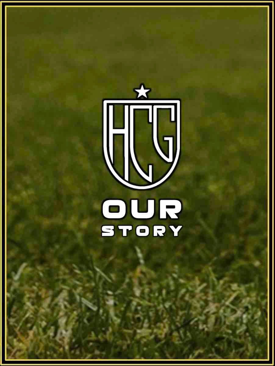 Harcus Consultancy Group logo on a pitch by the words "Our story"