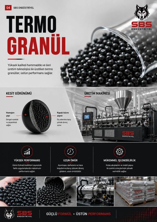 Thermo granules produced with high-quality raw materials and advanced technology for superior performance.