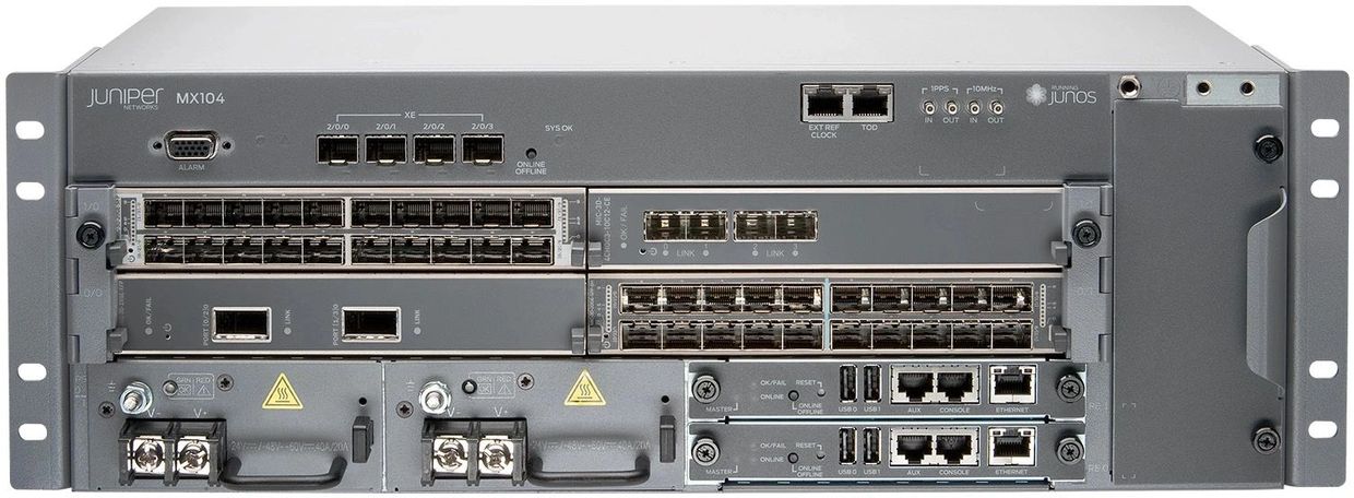 Juniper MX104、Juniper MX104-AC、Juniper MX104、Juniper MX104-DC、Juniper MX104、Juniper MX104-40G-AC-BND