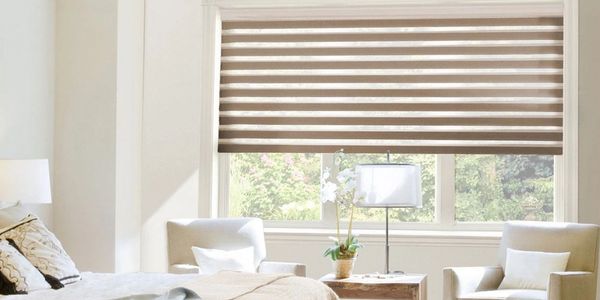 vision day and night blinds in bedroom