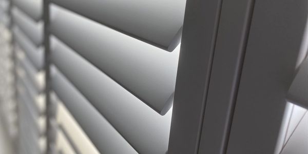 PVC white shutters