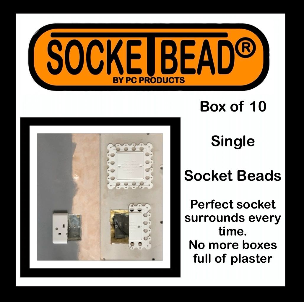 Single PC Products socket and switch plastering beads