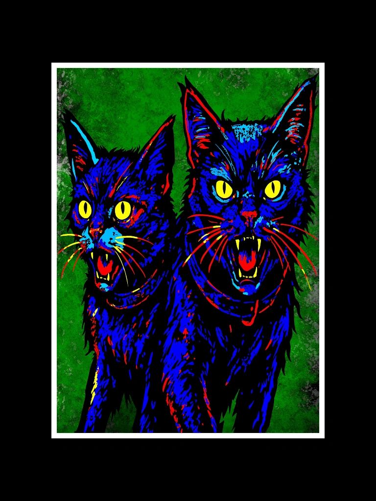 Bygul and Trjegul the cats that pull Freya's chariot