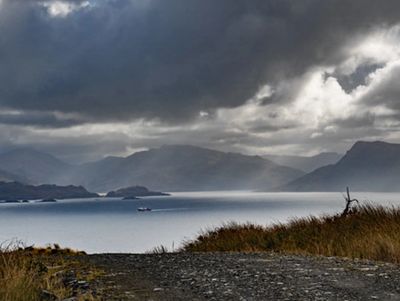 View from walk behind Wee Bee Bothy 