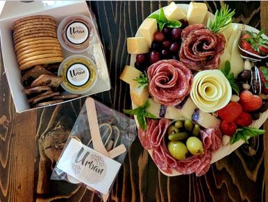 Corporate holiday charcuterie in Cedar Rapids