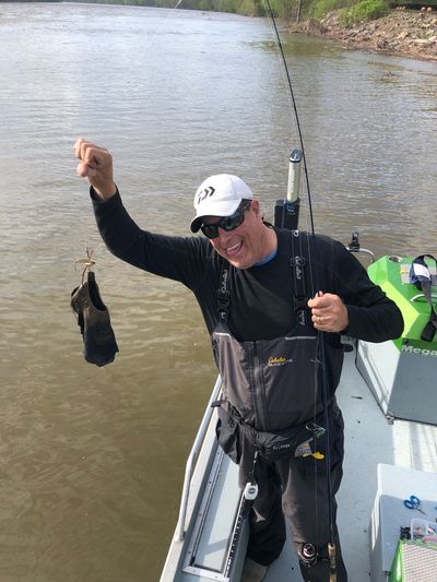 Young angler 'nuts about fishing' reels in 40 inch muskie