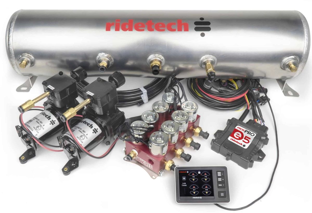 Ridetech Ridetech RidePRO E5, Digital 4-Way Controller System, Big Red, HIGH ...