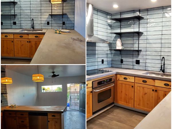 Kitchen counters and appliances