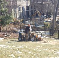 Stump Removal Services preformed after the tree was removed in Kansas City, Missouri. 