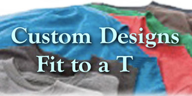 Custom t-shirt printing fit to a T.