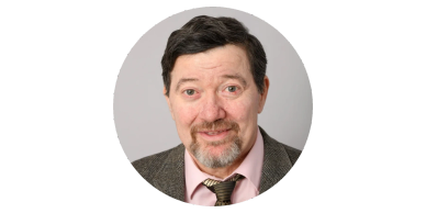 Portrait of a middle-aged man with beard and mustache.