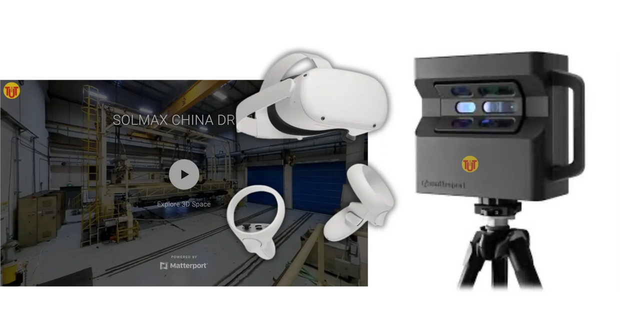 Matterport LiDAR professional scanner
Meta VR glasses
3D LiDAR Scanning for construction sites