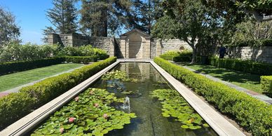 Greystone Mansion Gardens in Beverly Hills, California 