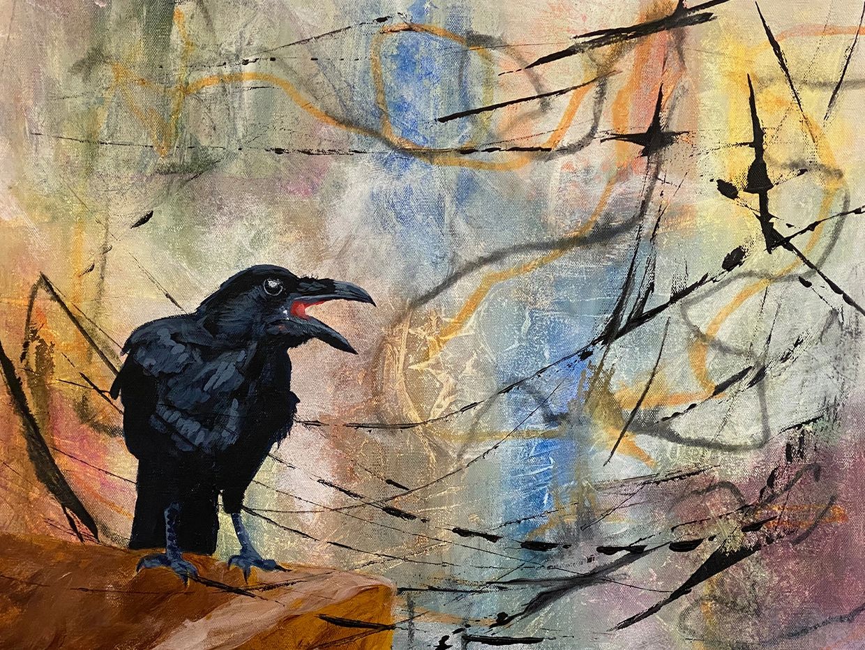 Spirit Black Bird (a.k.a. Laughing Crow)