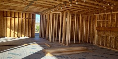 Guest house framing, Casa Grande, Arizona