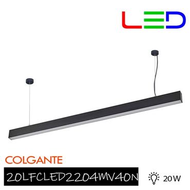 Lámpara de interior LED para suspender, 20 W, Luz blanca neutra
 