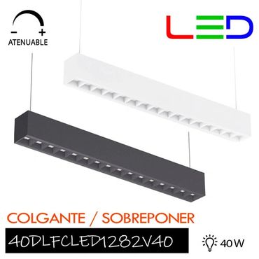 Lámpara de interior LED atenuable para suspender, 40 W, Luz blanca neutra
