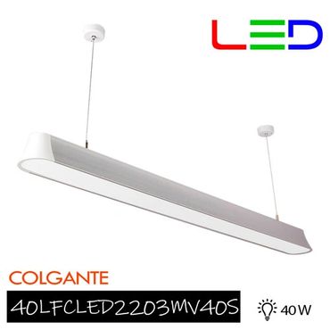 Lámpara de interior LED para suspender, 40 W, Luz blanca neutra
