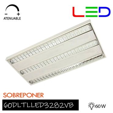 Lámpara de interior LED atenuable para sobreponer, 60 W,