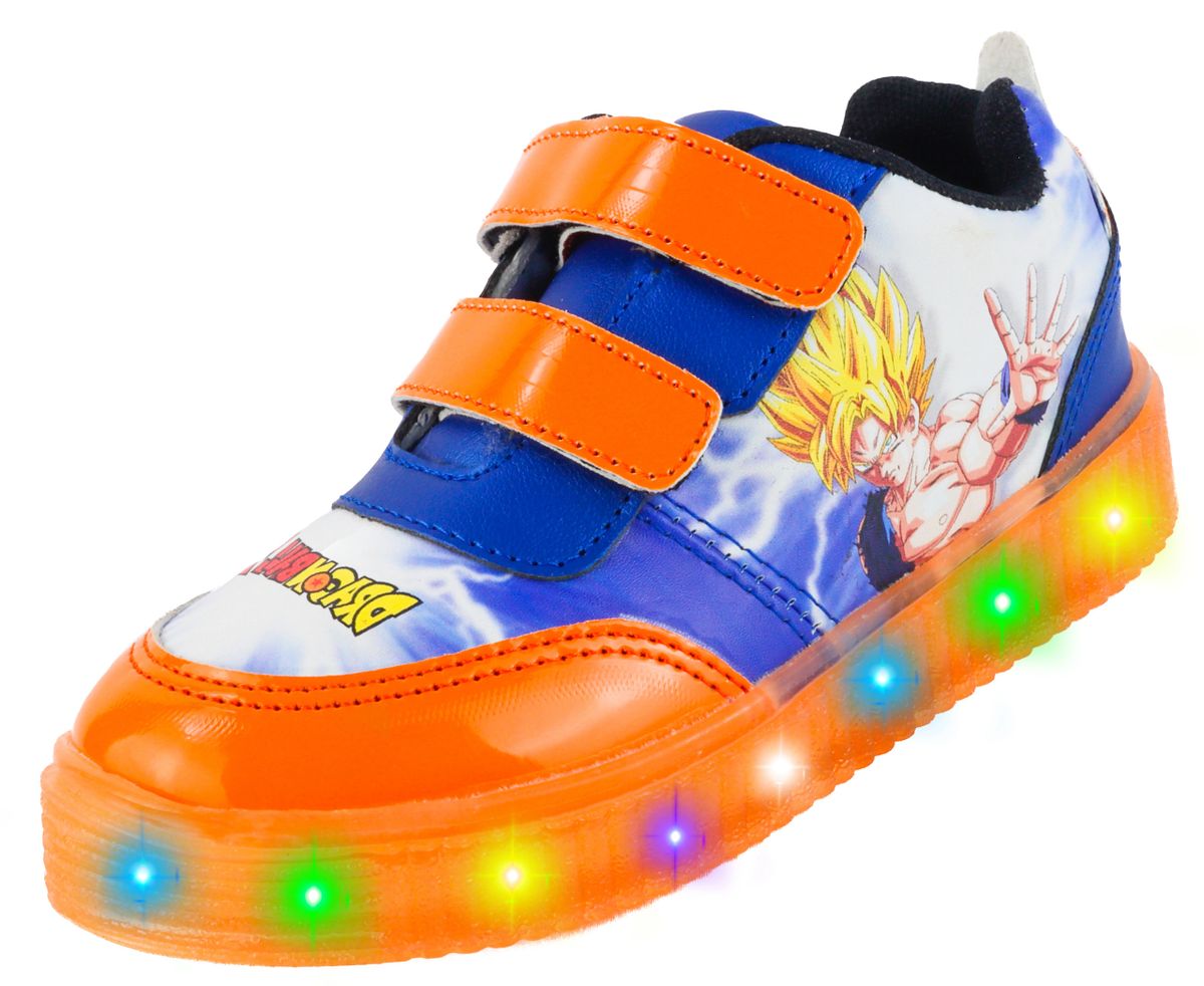 Tenis Goku Dragon Sayayin Ball C modos Casuales Modernos Luces Leds 780 rng 12 Al 26