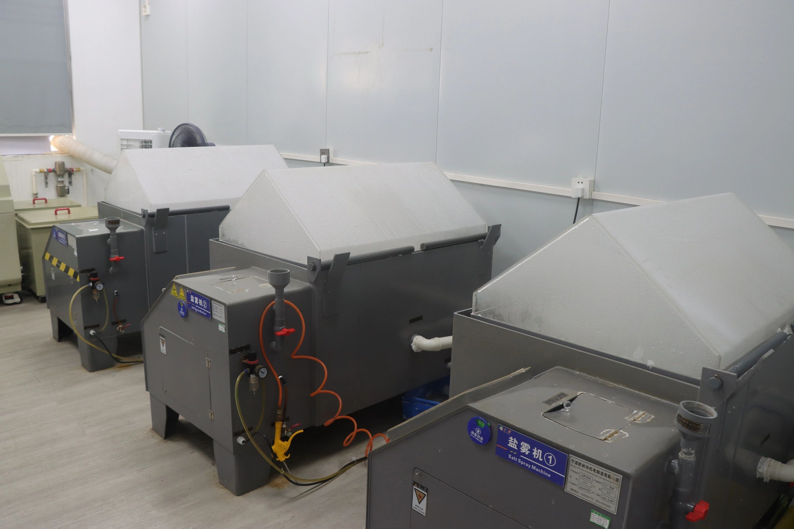 Salt spray testing for Class 4 corrosion resistance