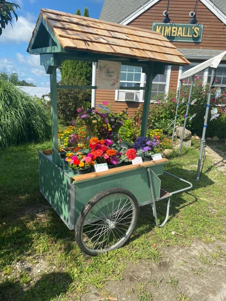 The flower bar at Kimball Fruit Farm Open Daily 9am-7pm