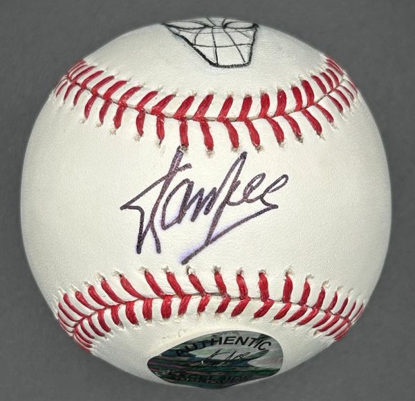 Roml Stan Lee Autographed ROML Baseball with Spider-Man Sketch (Excelsior ...