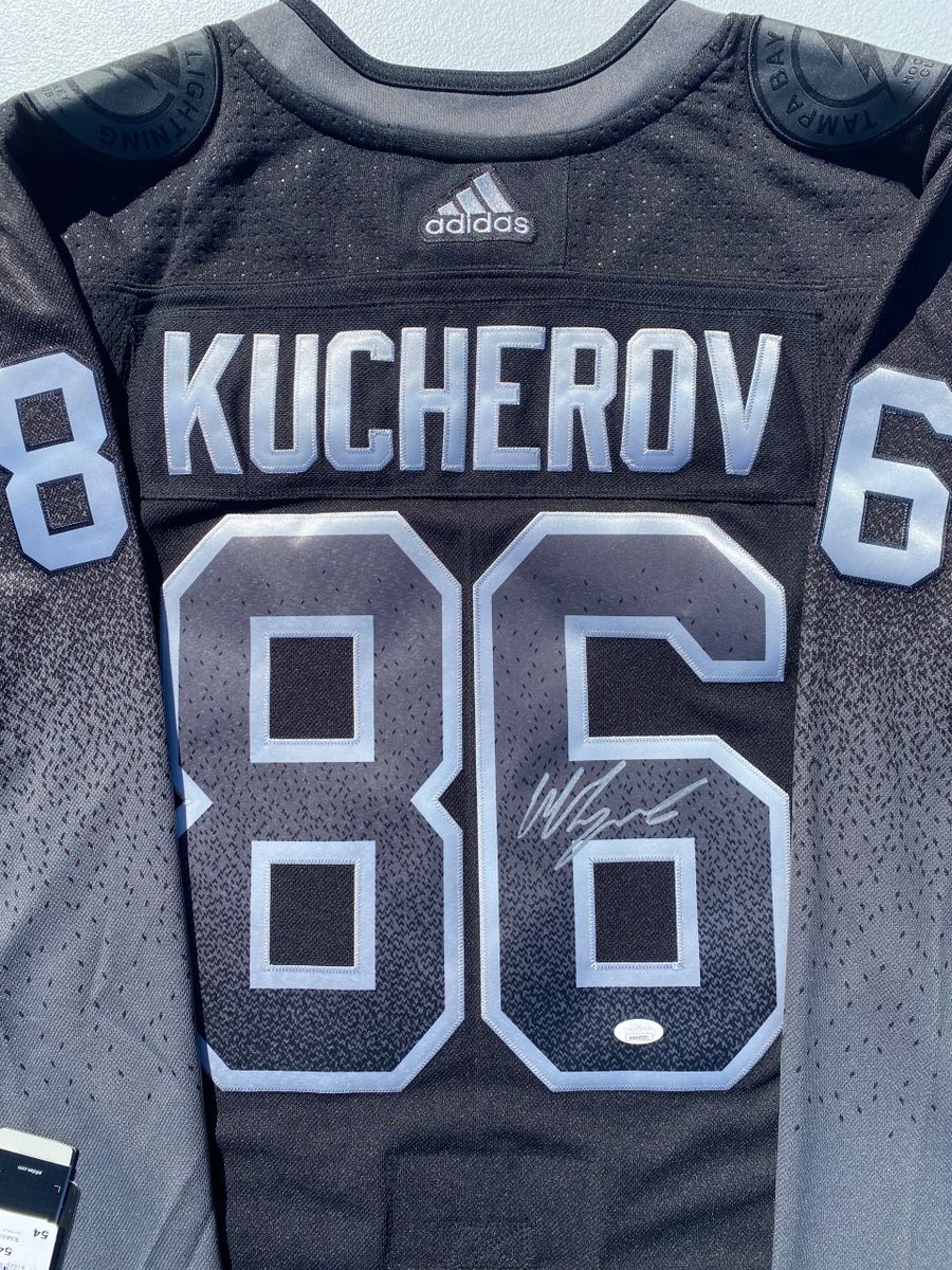 Nikita Kucherov Tampa Bay Lightning Autographed Black Alternate