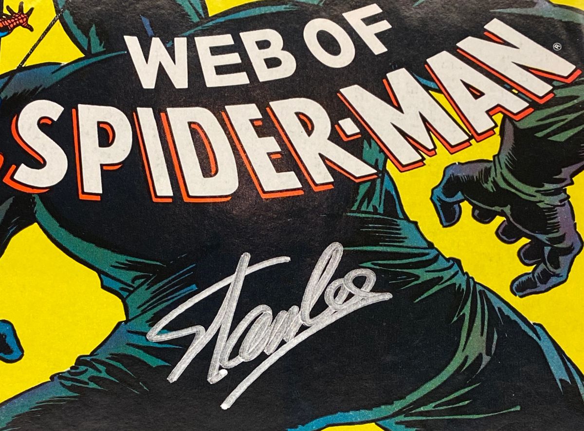 Stan Lee Autographed Web Of Spider Man Retribution 39 Marvel Comic 06 01 Excelsior Hologram