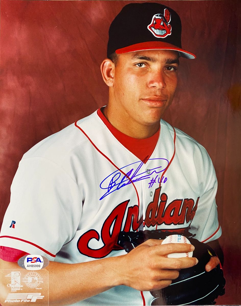 Cleveland Indians Bartolo Colon Autographed Inscribed Jersey Jsa