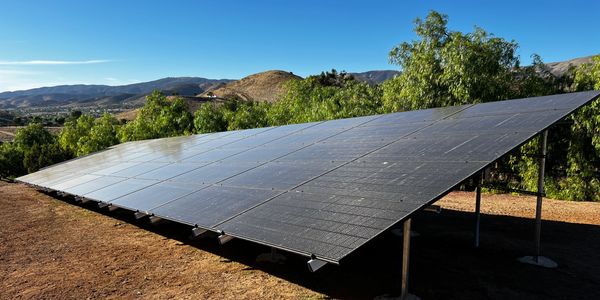 23 KW Solar Ground Mount Installation on a 17 acre farm.