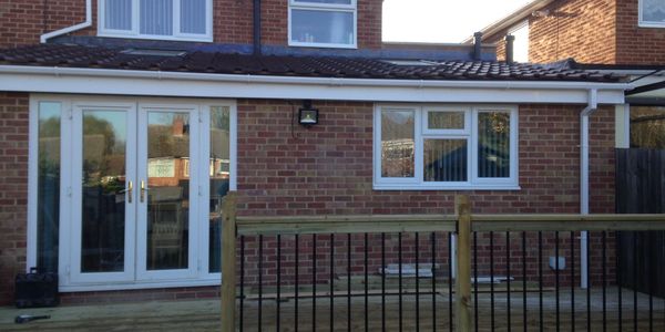 Recent project ,extension and decking area