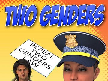 Portion of cover for Two Genders