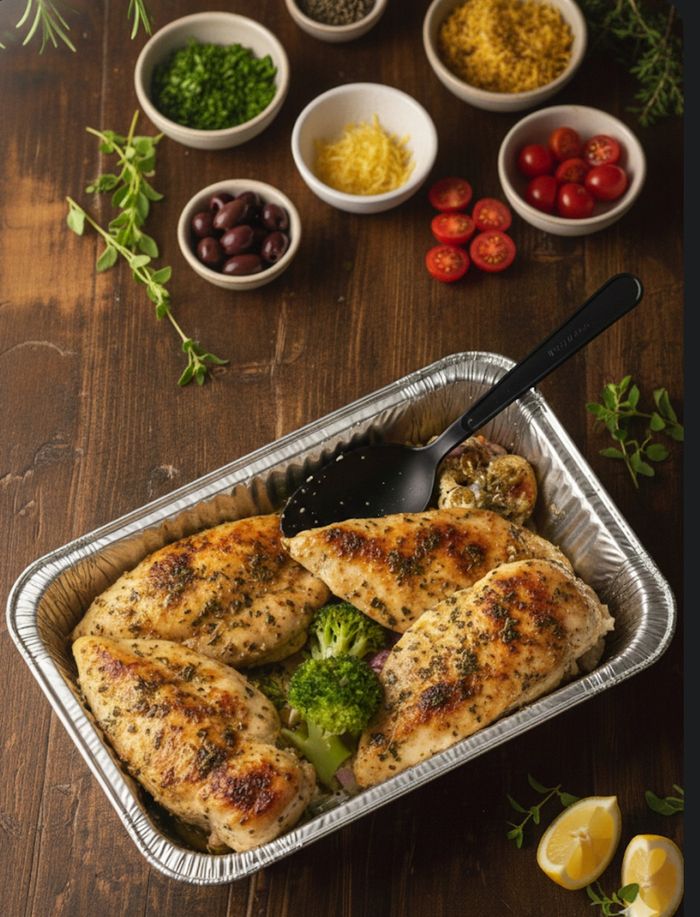 Garlic, Chicken, Broccoli Pasta 