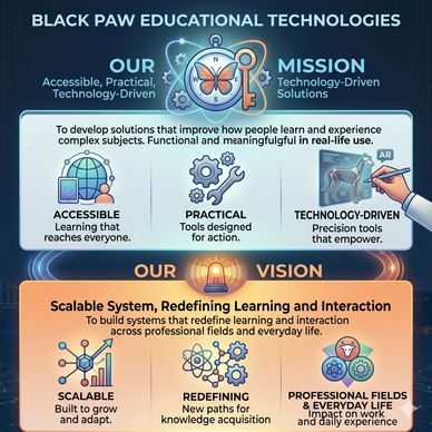 Black Paw Educational Technologies focuses on accessible, practical, and technology-driven learning solutions.