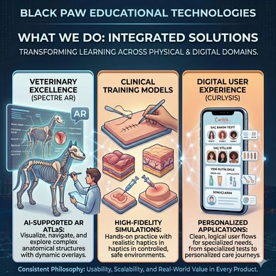 Black Paw Educational Technologies offers AR veterinary tools, clinical training models, and personalized digital user experiences.