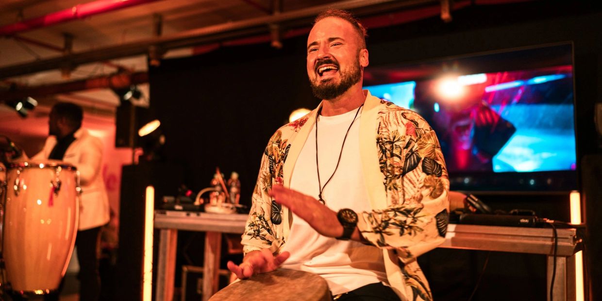 PERCUSSIONIST AND DJ IN MARBELLA