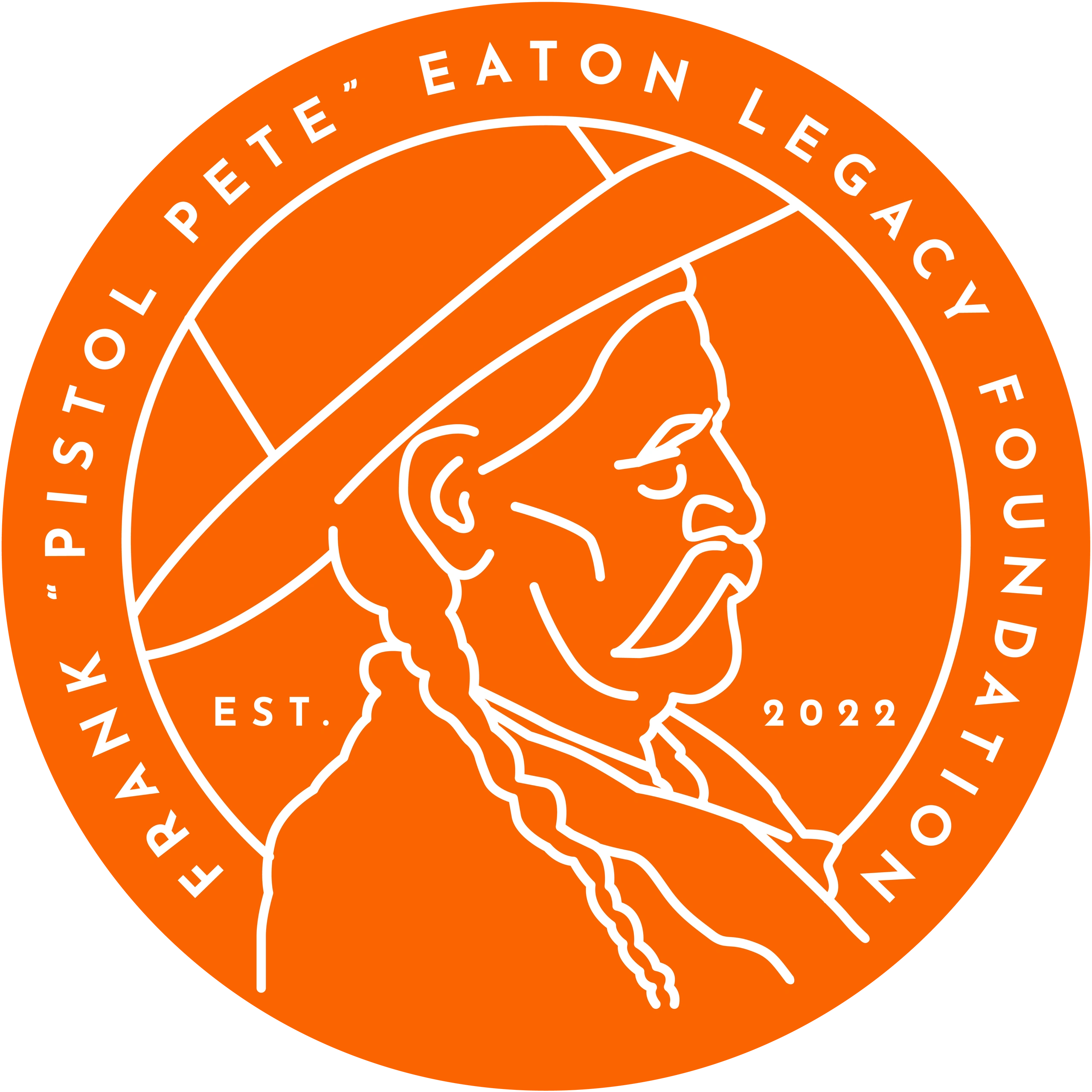 Frank, "Pistol Pete," Eaton Legacy Foundation Logo